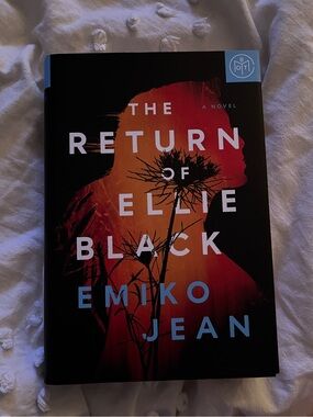The Return of Ellie Black by Emiko Jean - Bold Black & Orange Cover